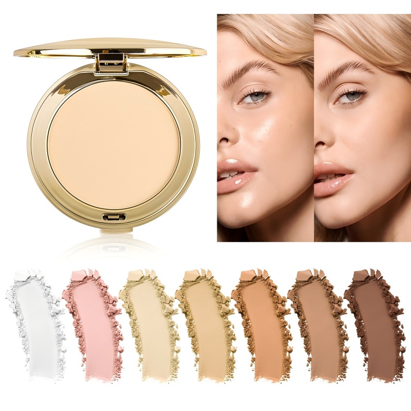 Setting powder compact