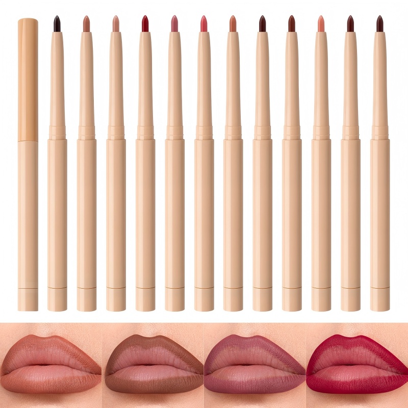 12-color lip liner set