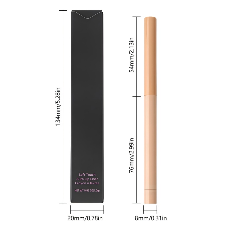 Rotating lip liner pencil