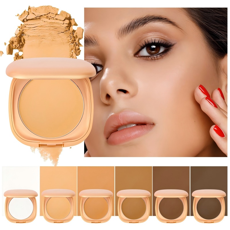 6-color face powder compact