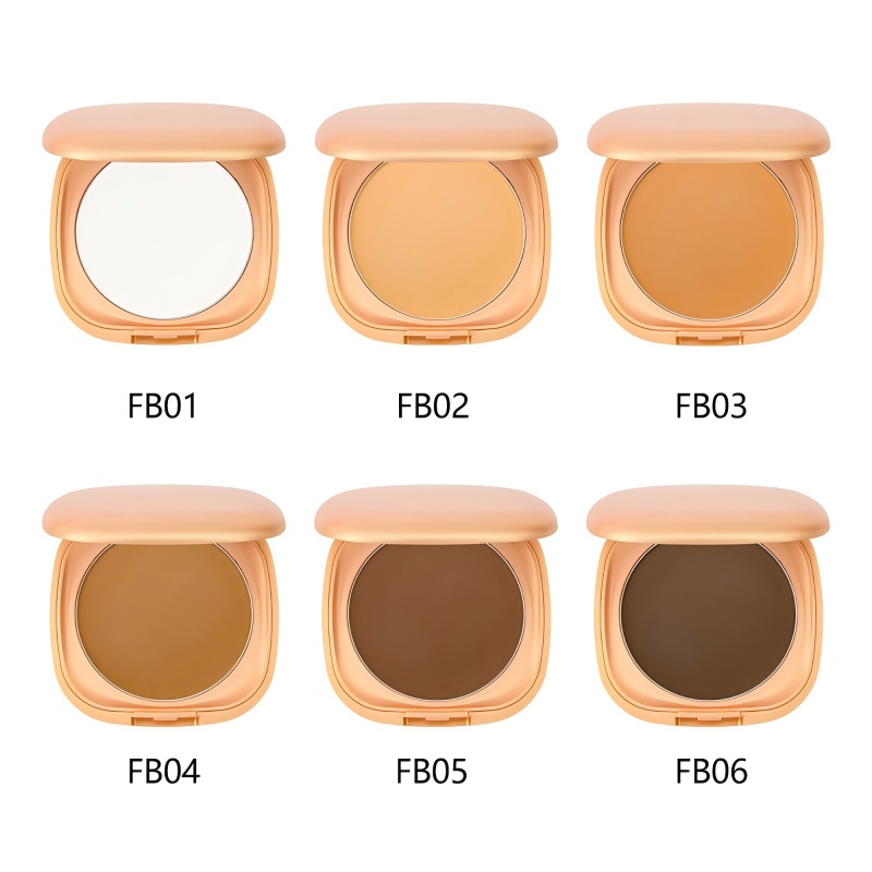 6-color face powder compact
