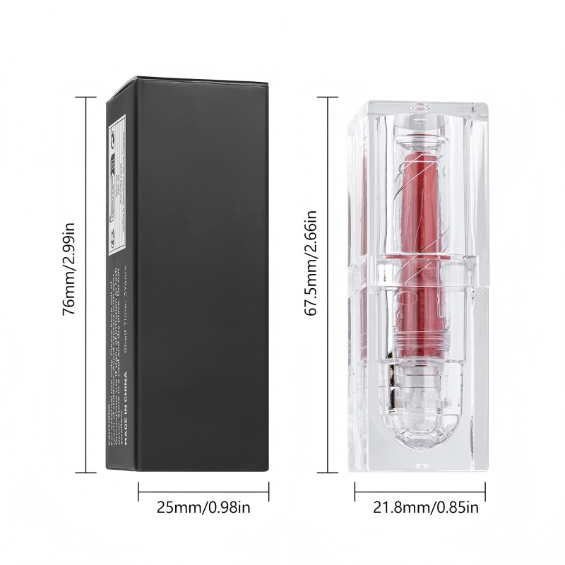 Dual lipstick matte and shimmer