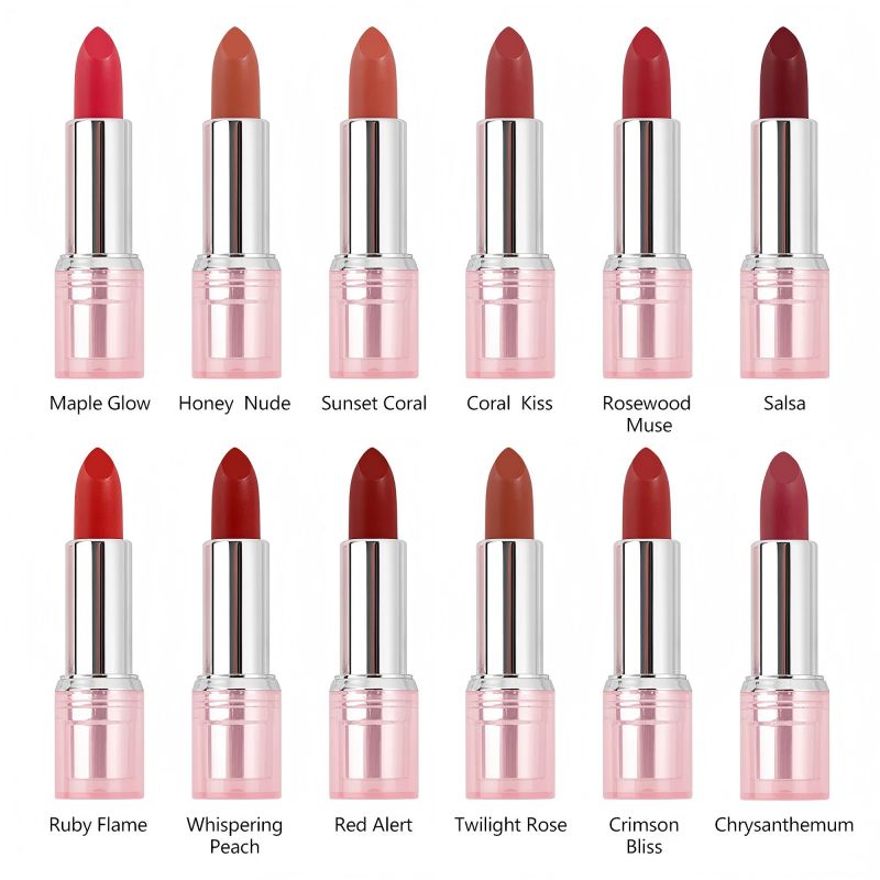 12-color matte lipstick 12-color matte lipstick