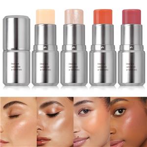 Rozświetlacz w sztyfcie na bazie wody Radiance w kolorze srebrnym w tubce