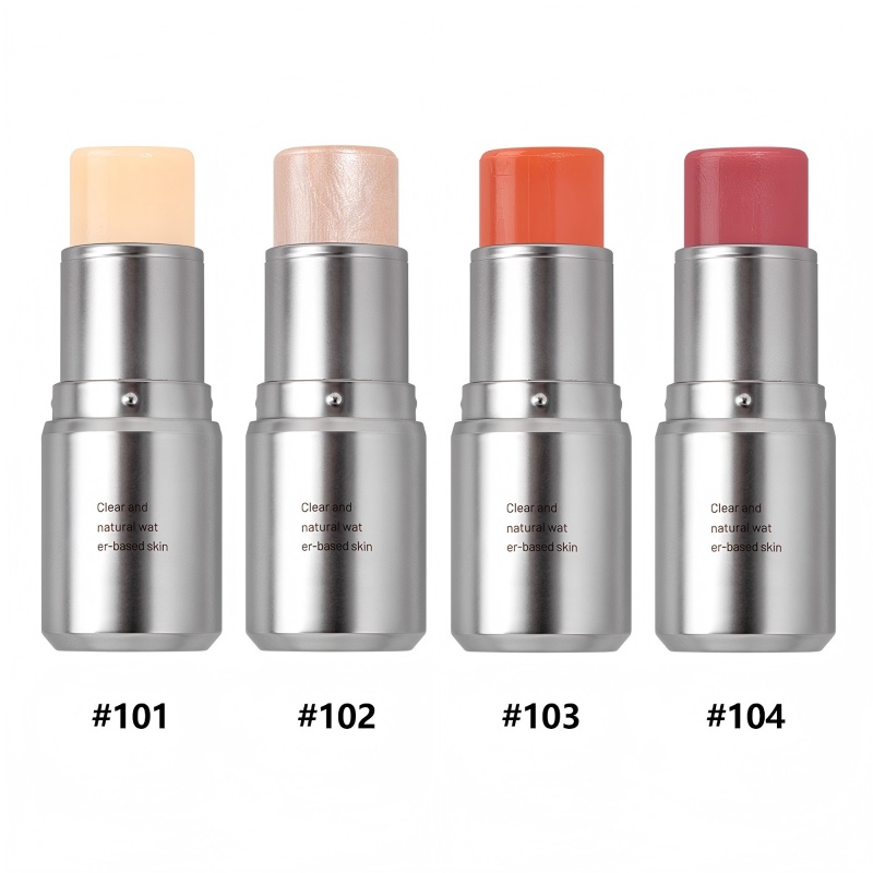 Water-Based Glow Highlighter Stick Radiance in Silver Tube