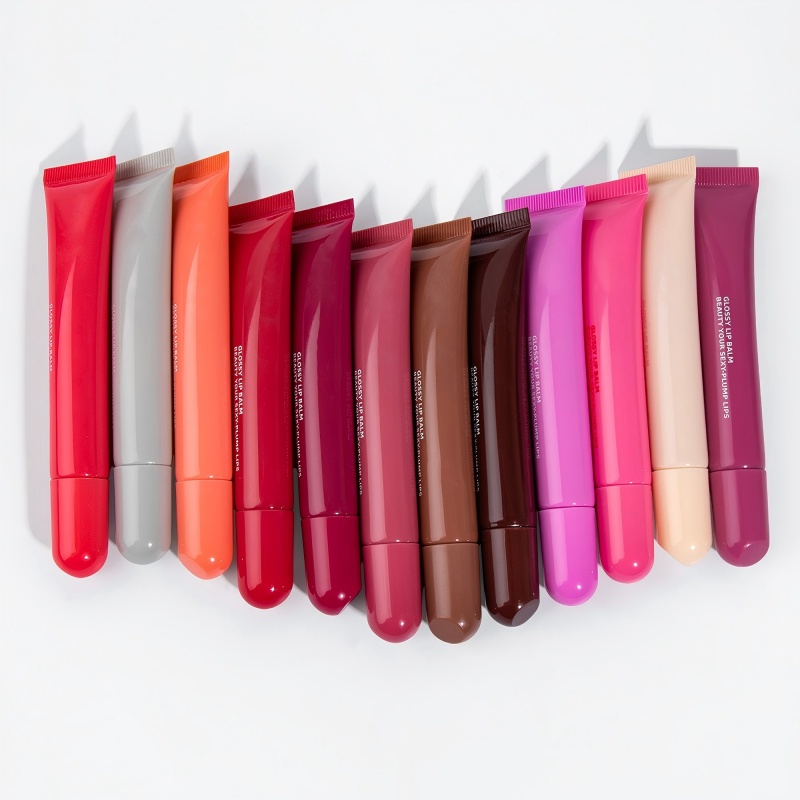 Glossy Lip Balm with Lip Care Serum 12 Shades