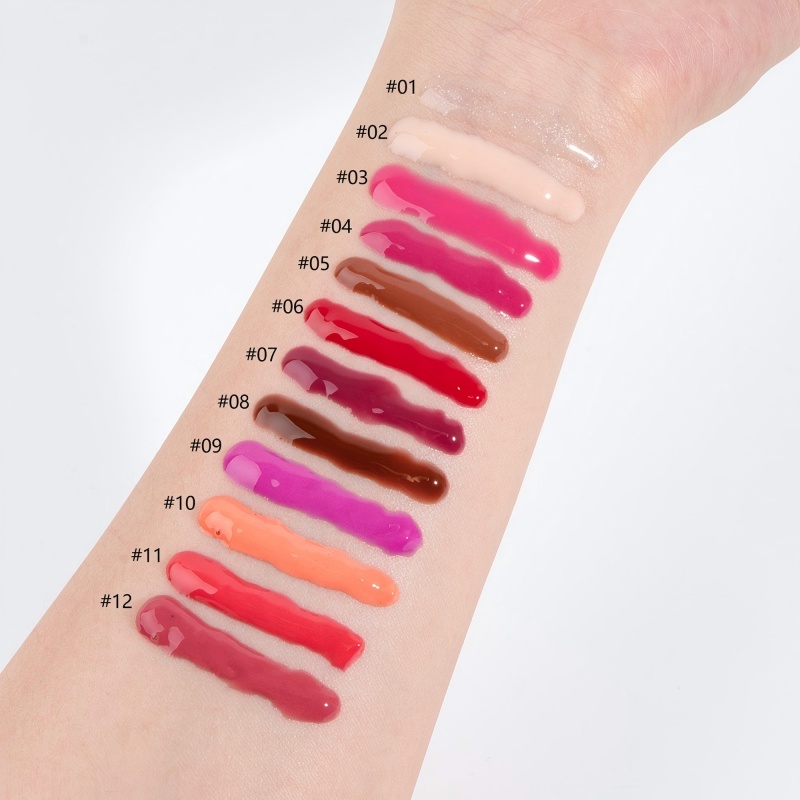 Glossy Lip Balm with Lip Care Serum 12 Shades
