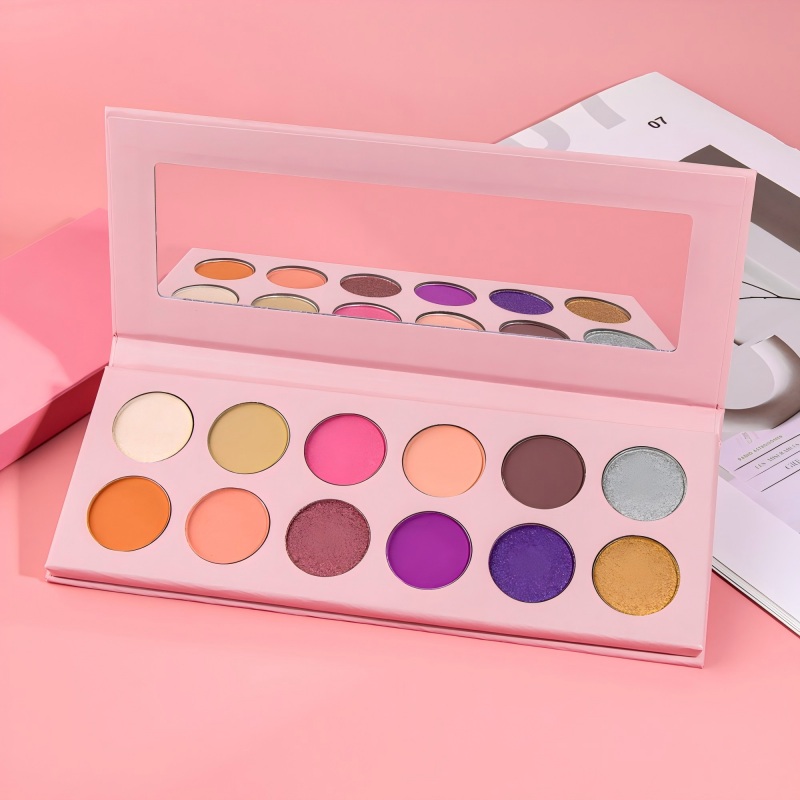 12-color round pan eyeshadow palette 12-color round pan eyeshadow palette