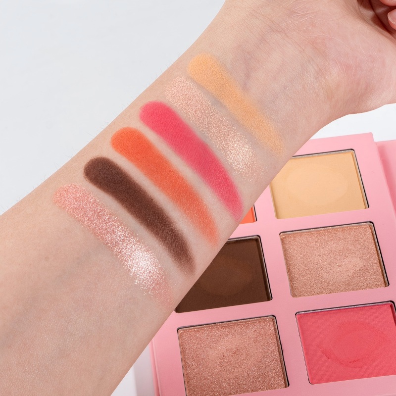 Custom blush highlighter palette OEM