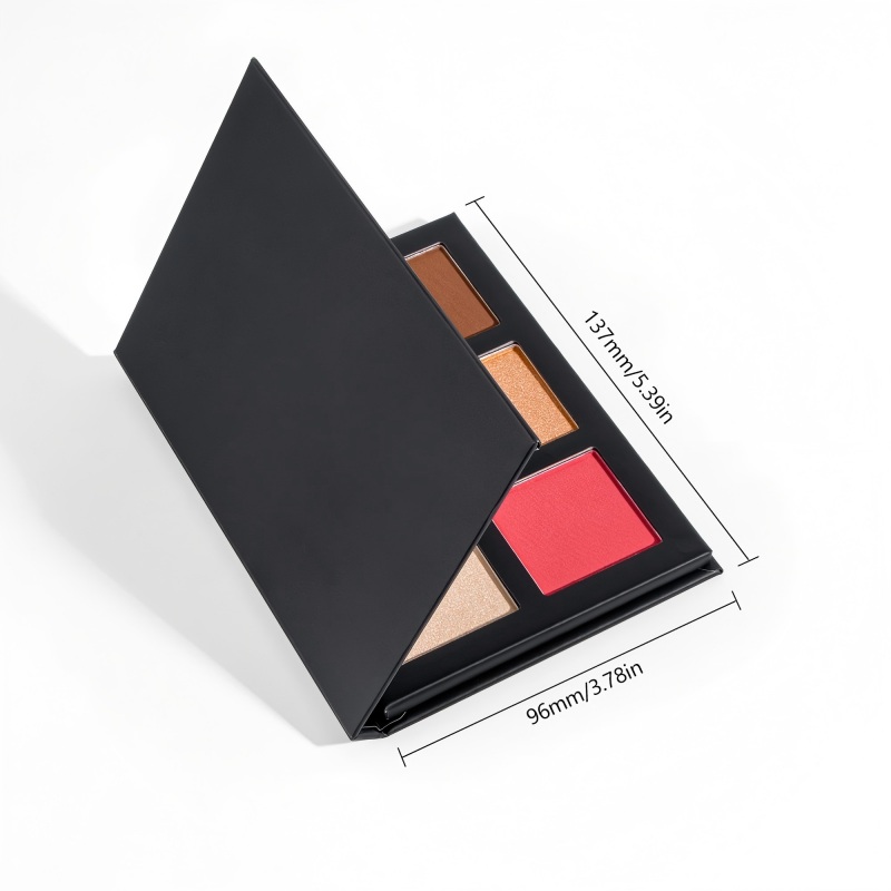 6-color blush and highlighter palette