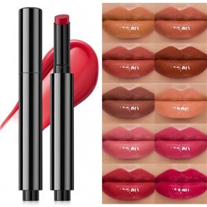 Barra de labios hidratante de alta pigmentación, vegana.