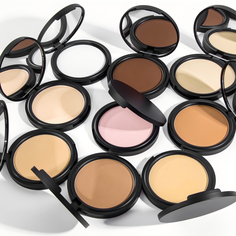 Pressed powder contour
