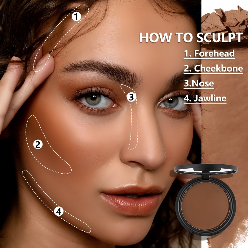 Matte contour palette