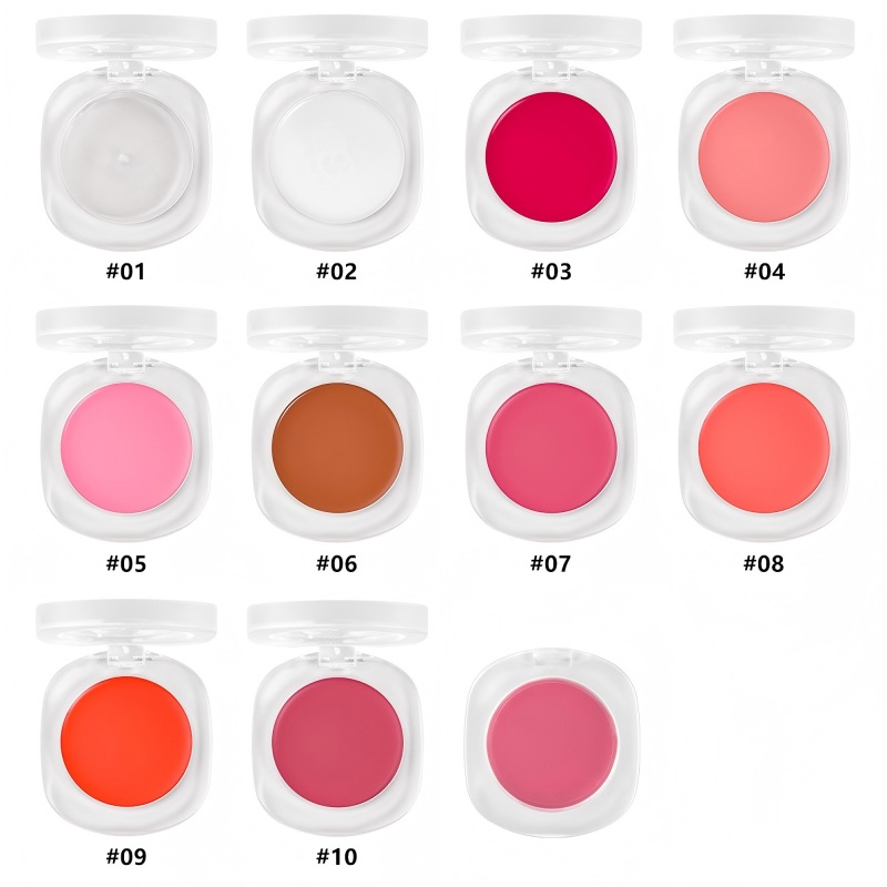 Waterproof blush cream