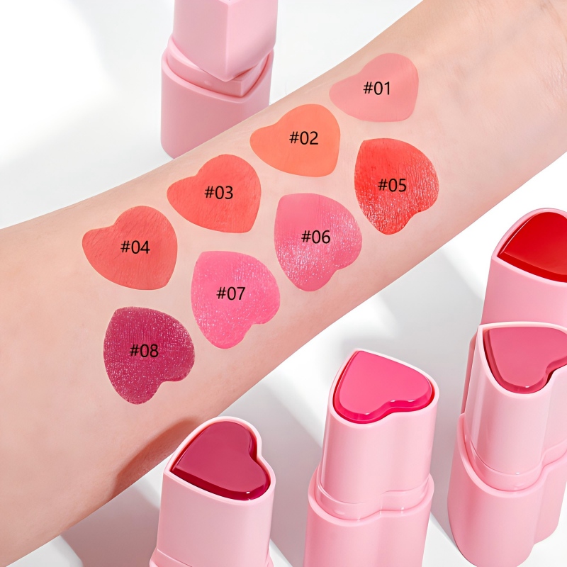 Heart shaped blush stick Heart shaped blush stick