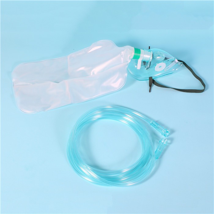 Oxygen Non re-breather Mask (high-flow system)