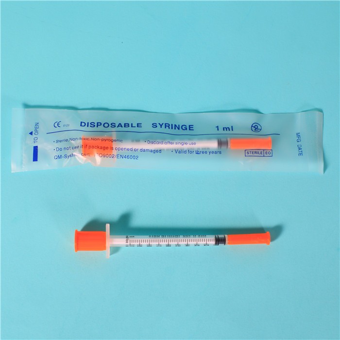 Seringue jetable à insuline