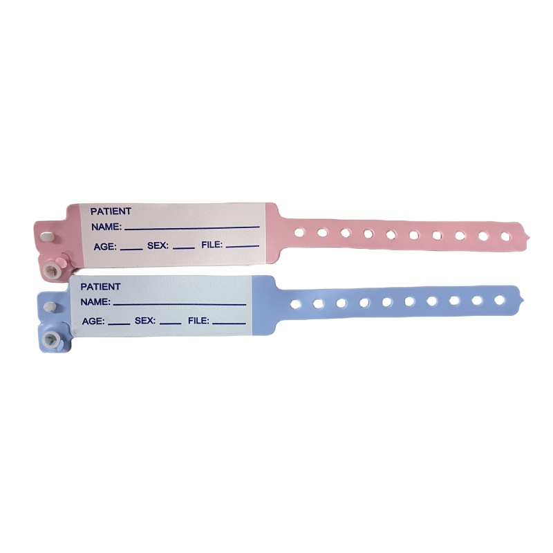 Write-in PVC patient id bands for child