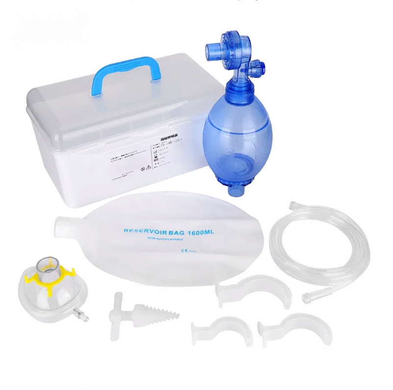 Manufacturer Medical Resuscitator Emergency Valve PVC Manual Resuscitator