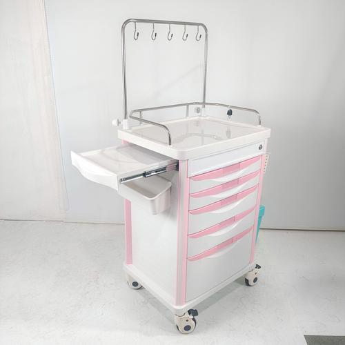 High Qualitymedical ABS file trolley Stainless Steel Detachable Medical Trolley for Hospital