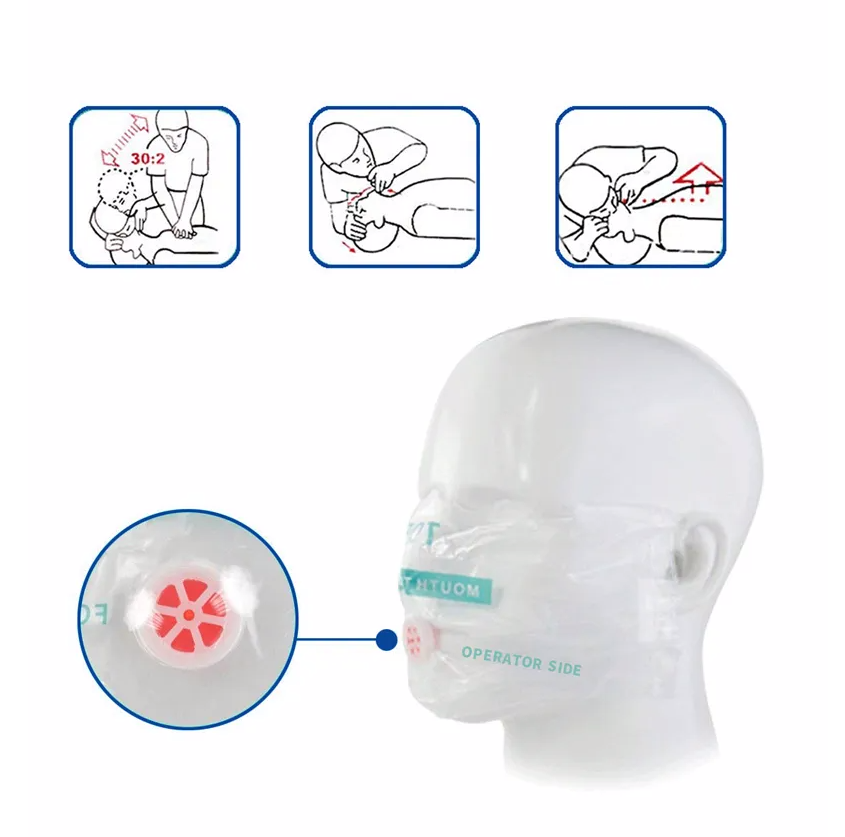 CPR first aid mask