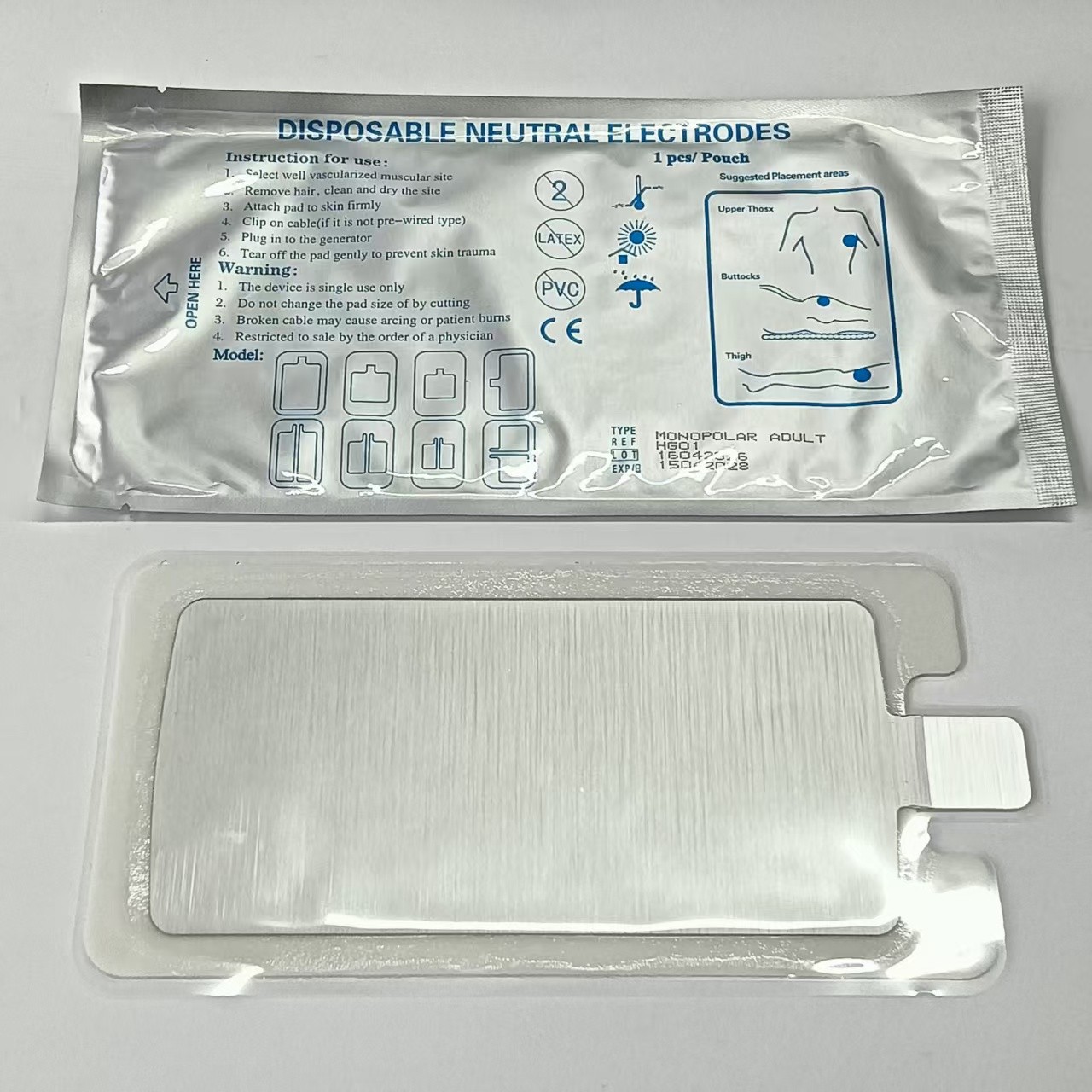 electrosurgical pad