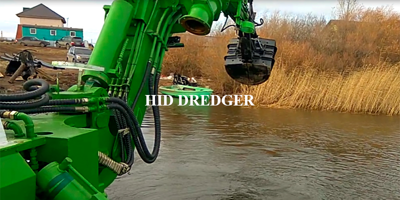 HID Amphibious Dredger with Rexroth Cutter Suction Mud Pump Factory