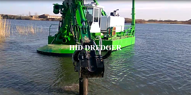 HID Amphibious Dredger with Rexroth Cutter Suction Mud Pump Factory