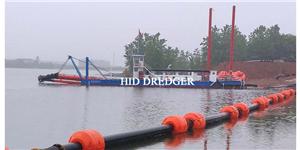 Cutter Saugbagger In River Dredging