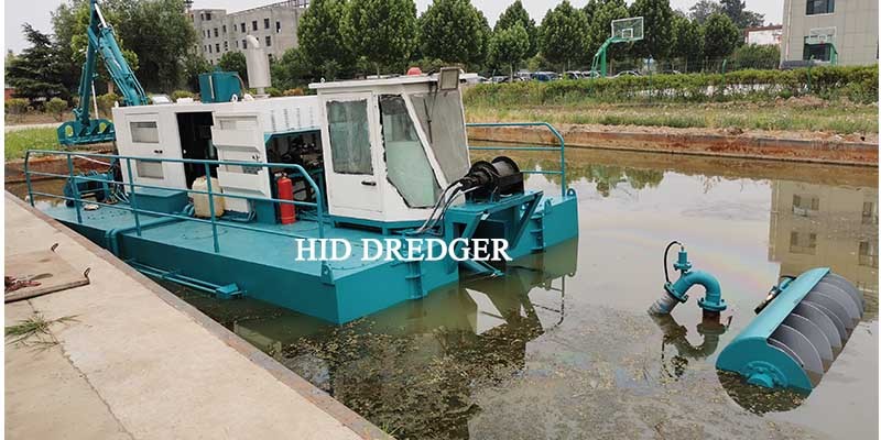 Multifunctional Small Capacity Suction Dredger Tested in our Testing Pool