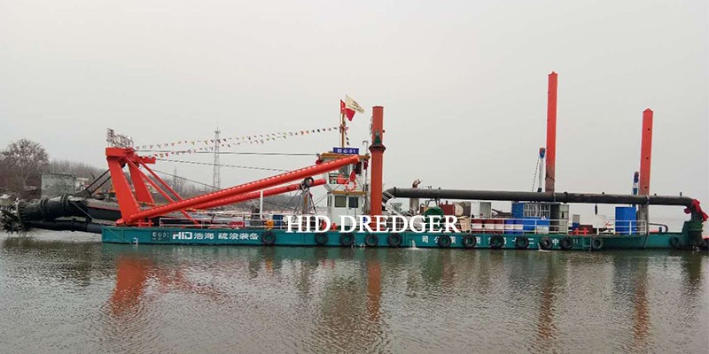5500 m3/h Cutter Suction Dredger for Lake Desilting and Sand Mining Factory