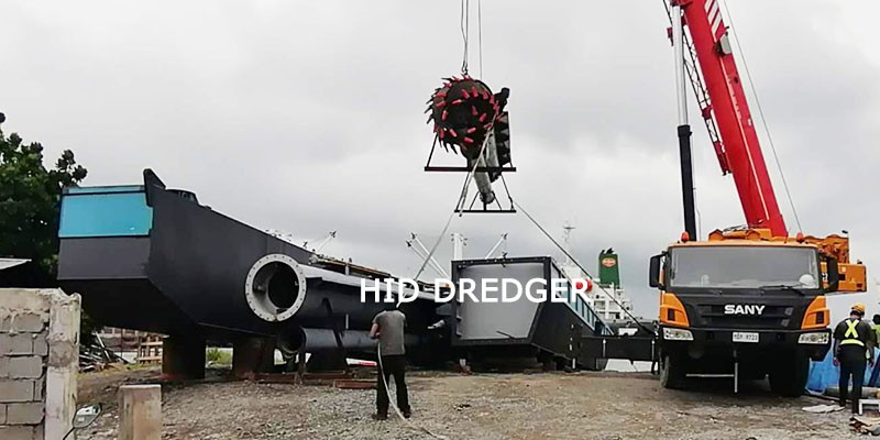 16 inch Cutter Suction Dredger for Port dredging work in Davao Factory