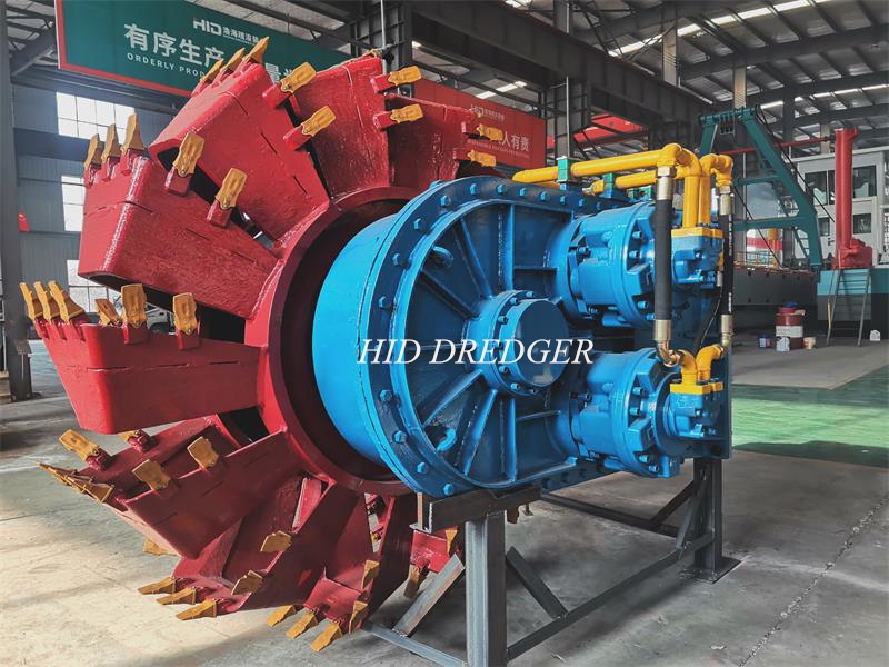 bucket wheel dredging machine