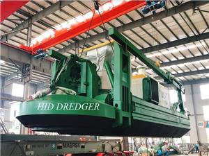 HID Amphibious Dredger With Water Flow Capacity of 600m3/h