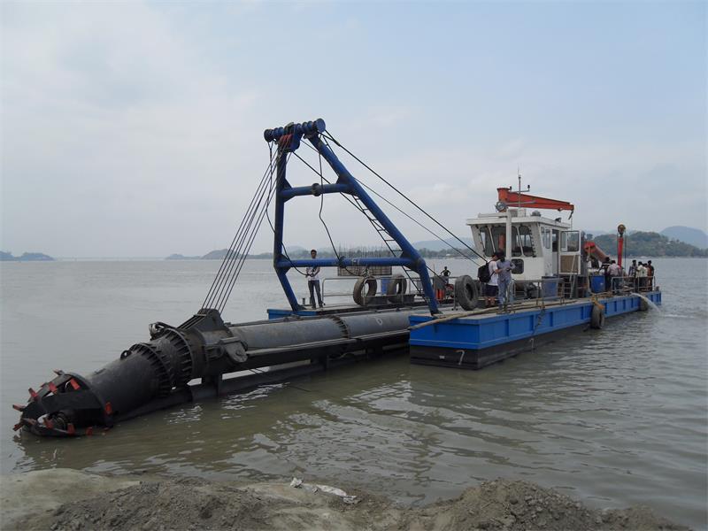 Draga de succión con cortador HID de alta calidad de 20 pulgadas para dragado de minería de arena de río en Bangladesh
