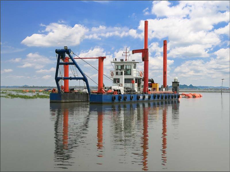 HID-CSD4518 Model Cutter Suction Dredger River Sand Mining in Malaysia