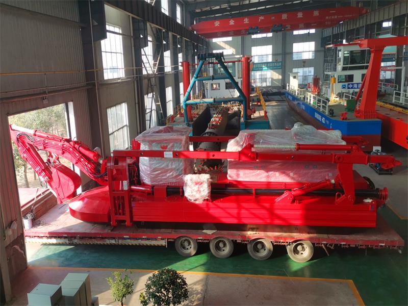 Heavy duty versatility HID amphibious dredger delivery to Philippines for dredging Factory
