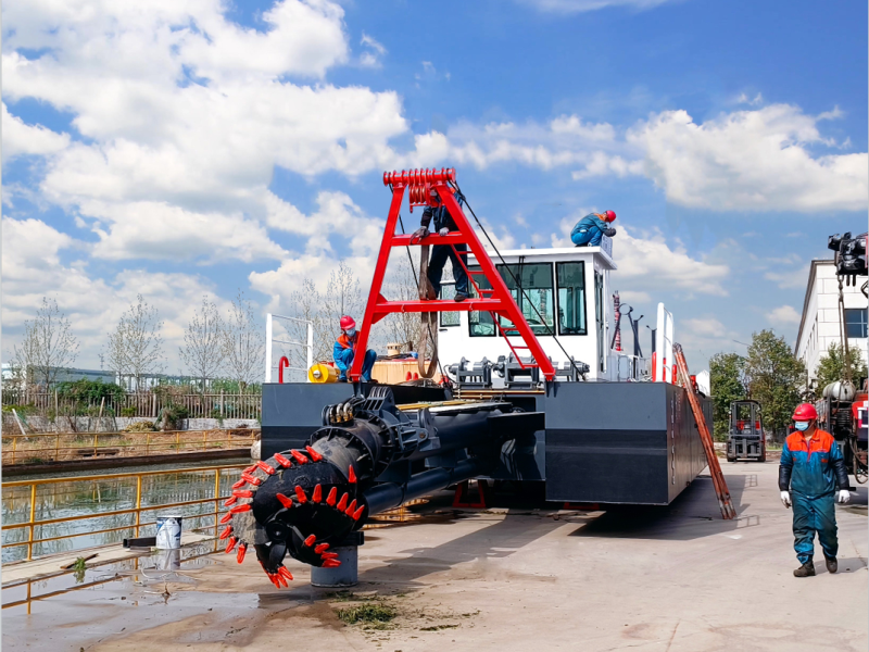 8 inch electric cutter suction dredger for capital mining and river dredging Factory