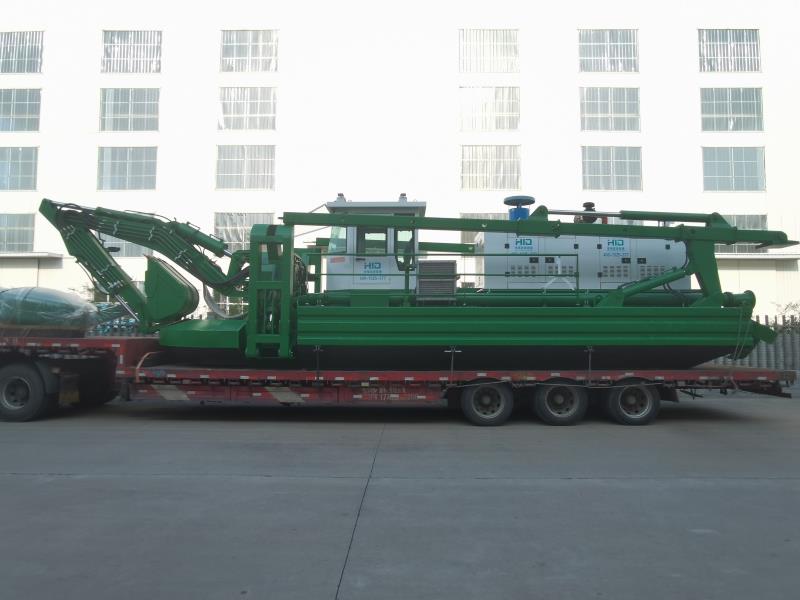 The amphibious multipurpose dredger is a smart choice for all environmental shallow water projects. Factory