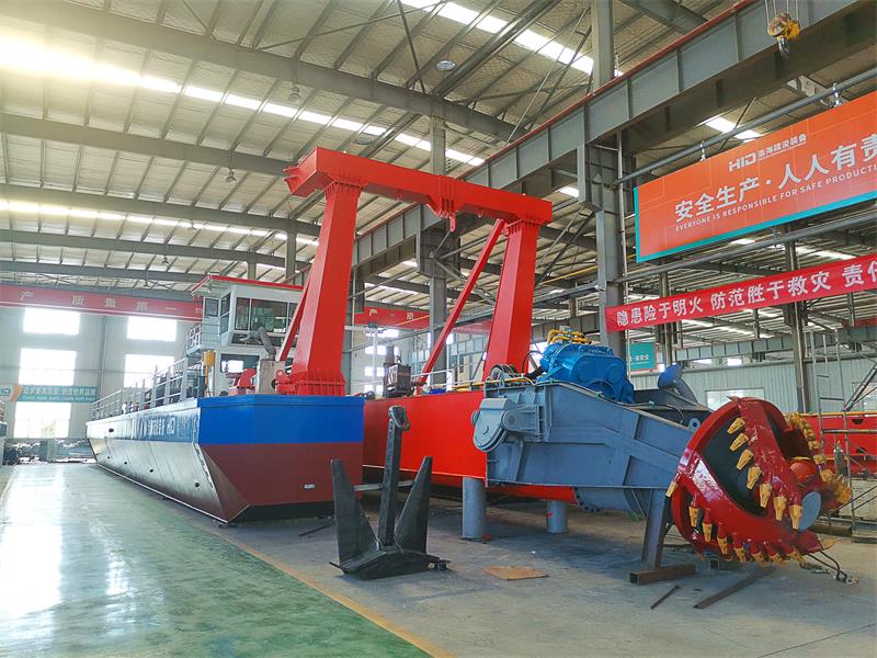 HID a new building cutter suction dredger completed full testing is available for sales. Factory