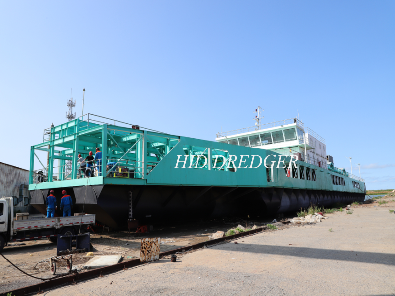 Sea tin ore material mining dredger with dredging depth 50m manufactured by HID Factory