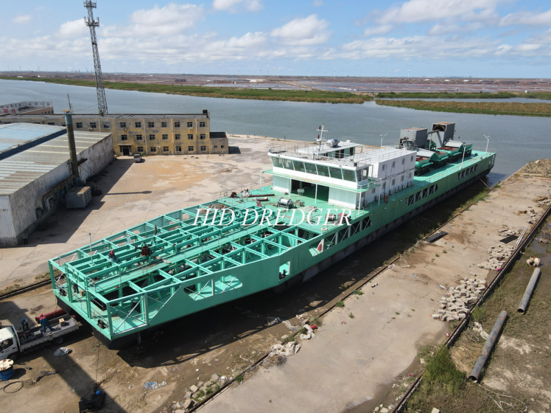 Navio de draga grande de 1300t de peso autotrabalhado HID para mineração de minério de estanho marítimo