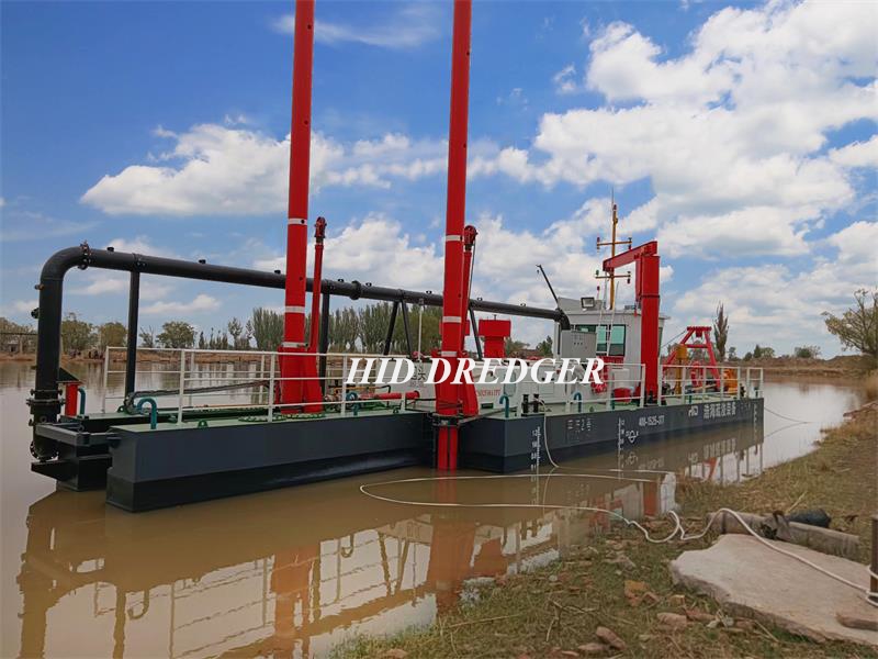 Китай 8-дюймовый ковшовый земснаряд с производительностью 800 м3/ч для дноуглубительных работ на городской реке, производитель