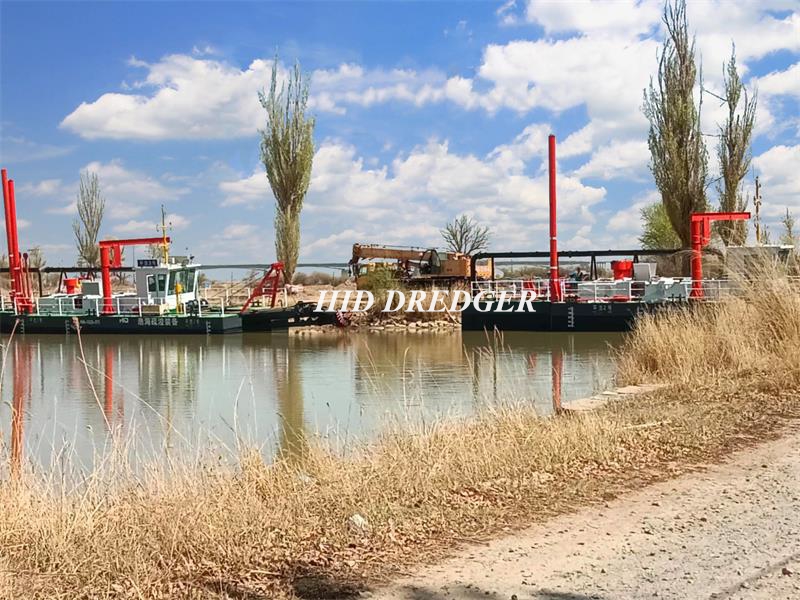8 Inch Bucket Wheel Dredger with 800m3/h Capacity for City River Dredging Factory