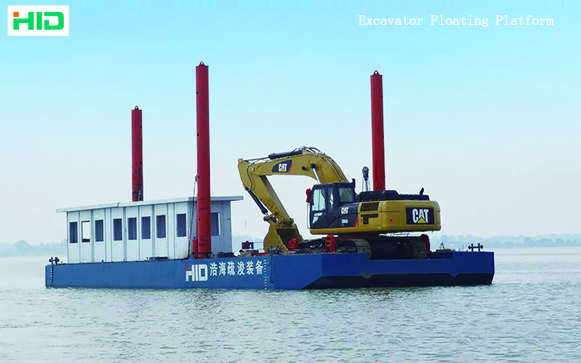 30 And 35 Tonnage Excavator Barge Factory