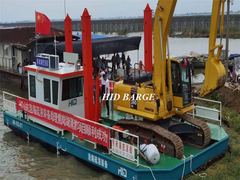 Китай Экскаваторная баржа в реке и озерах, производитель