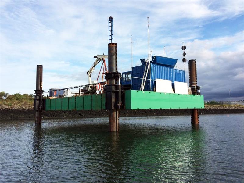 Steel Jack up Pontoons Floating Platform Modular Barge for Jetty Construction Factory
