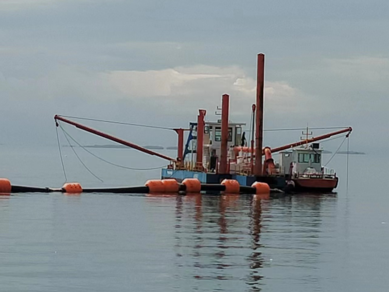 Multifunktions-Schlepperboot aus Stahl, das Schiffsarbeitsboot für Baggerprojekte unterstützt