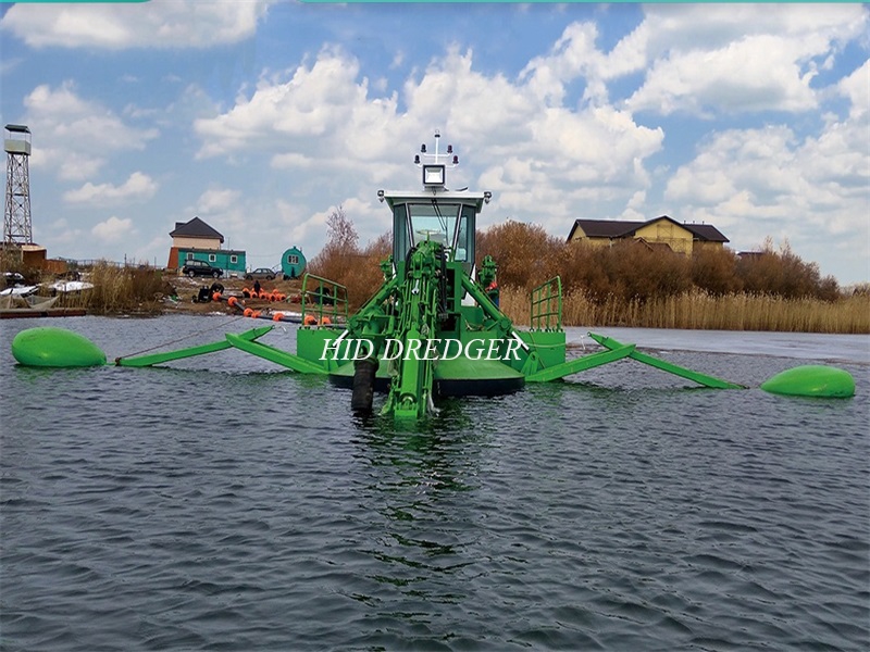 HID Amphibious Multipurpose Dredger on Wetland Management Factory