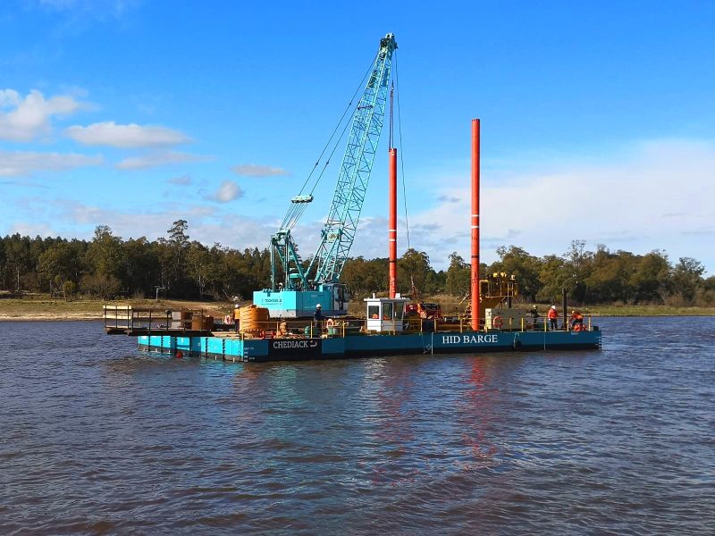 HID Designed and Manufactured a Multi-purpose Barge for a Uruguayan Customer Factory